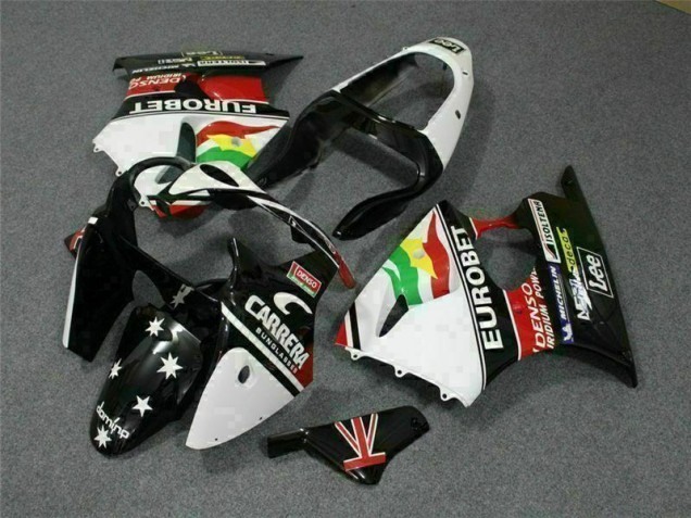 ZX6R 00-02 - Negro Blanco Eurobet ZX6R 00-02 - Negro Blanco Eurobet