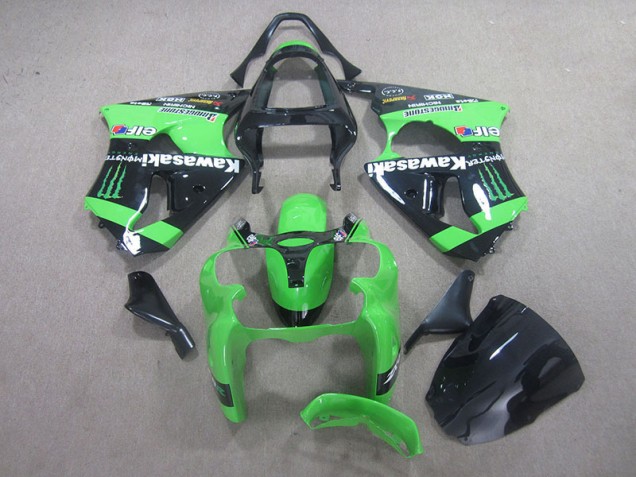 ZX6R 00-02 - Negro Verde Monster ZX6R 00-02 - Negro Verde Monster