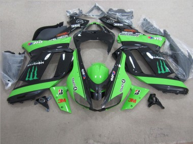 ZX6R 07-08 - Verde Negro 3M Monster