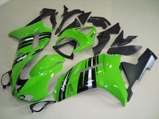ZX6R 07-08 - Verde & Plata Raya ZX6R 07-08 - Verde & Plata Raya