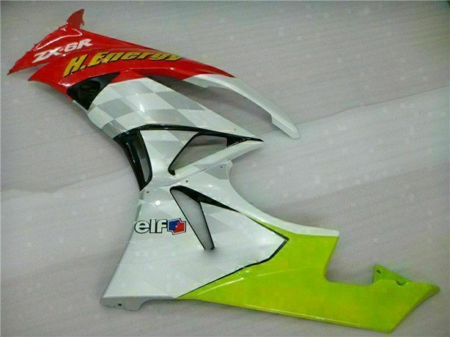 ZX6R 09-12 - Blanco Rojo H. Energy