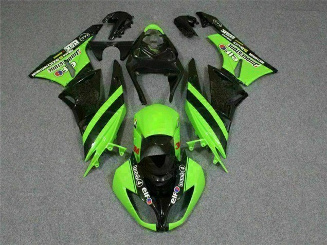 ZX6R 09-12 - Negro Verde 3M Touch4 ZX6R 09-12 - Negro Verde 3M Touch4