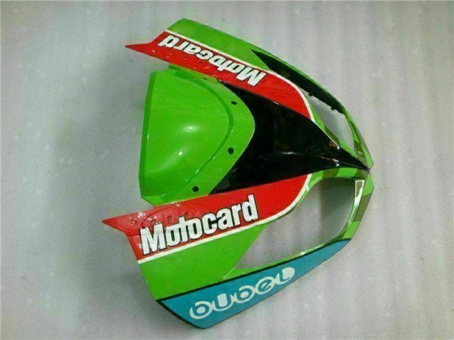 ZX6R 09-12 - Rojo Verde Motocard ZX6R 09-12 - Rojo Verde Motocard