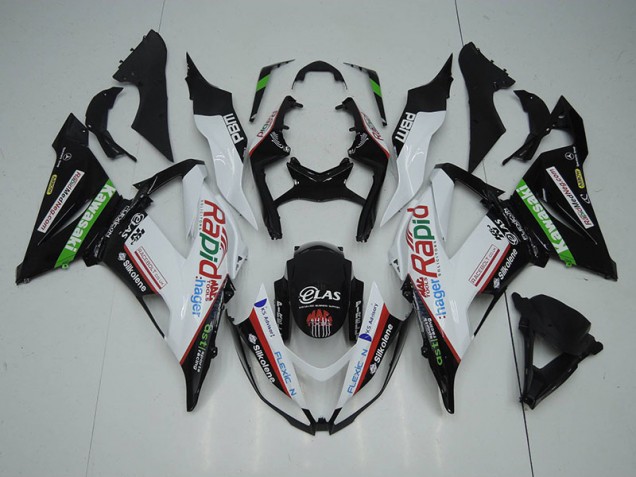 ZX6R 13-18 - Negro Blanco Rapid Hager ZX6R 13-18 - Negro Blanco Rapid Hager