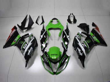ZX6R 13-18 - Verde Negro Blanco