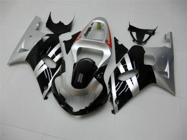 GSXR 600 / 750 K1 K2 K3 01-03 - Negro Plata GSXR 600 / 750 K1 K2 K3 01-03 - Negro Plata