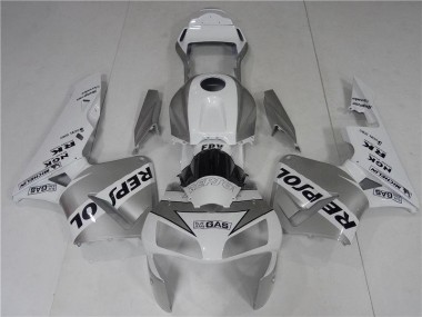 CBR 600 RR 03-04 - Plata Blanco Negro Repsol