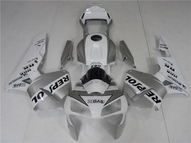 CBR 600 RR 03-04 - Plata Blanco Negro Repsol