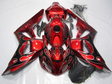 CBR 1000 RR 06-07 - Rojo Negro Llama