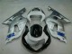 GSXR 600 / 750 K1 K2 K3 01-03 - Plata Negro GSXR 600 / 750 K1 K2 K3 01-03 - Plata Negro