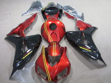 CBR 1000 RR 06-07 - Negro Rojo Amarillo