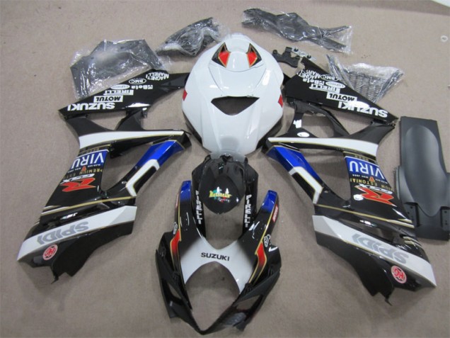 GSXR 1000 K7 07-08 - Negro Blanco Azul GSXR 1000 K7 07-08 - Negro Blanco Azul