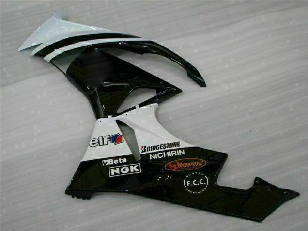 ZX6R 09-12 - Negro Blanco 3M Touch4 ZX6R 09-12 - Negro Blanco 3M Touch4