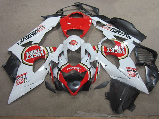 GSXR 1000 K5 05-06 - Blanco Lucky Strike Rojo Motul GSXR 1000 K5 05-06 - Blanco Lucky Strike Rojo Motul