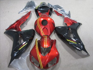 CBR 1000 RR 06-07 - Negro Rojo Amarillo