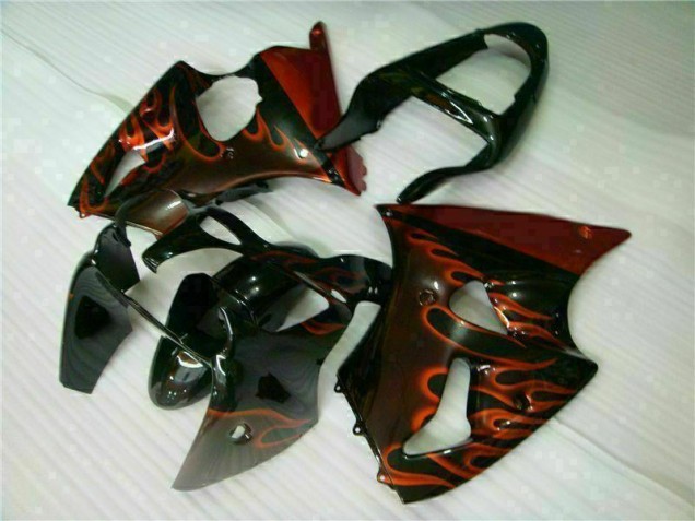 ZX6R 00-02 - Negro Rojo Llama ZX6R 00-02 - Negro Rojo Llama