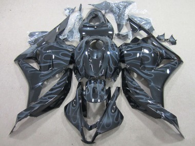CBR 600 RR 09-12 - Negro Plata Llama
