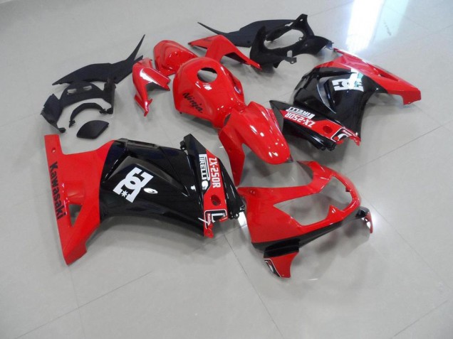 ZX 250R 08-12 - Rojo Negro ZX 250R 08-12 - Rojo Negro