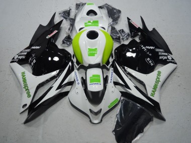 CBR 600 RR 09-12 - Negro Blanco Verde Hannspree