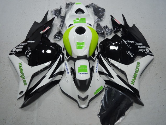 CBR 600 RR 09-12 - Negro Blanco Verde Hannspree CBR 600 RR 09-12 - Negro Blanco Verde Hannspree