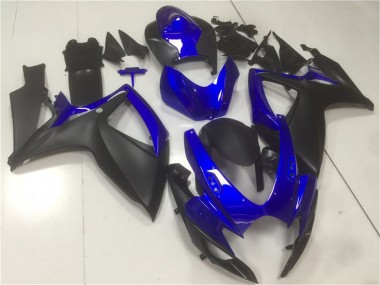 Carenados Moto Suzuki GSXR 600/750 2006-2007 - Azul Negro Mate
