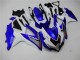 Carenados Moto Suzuki GSXR 600/750 2008-2010 - Blanco Azul Negro Rojo Línea