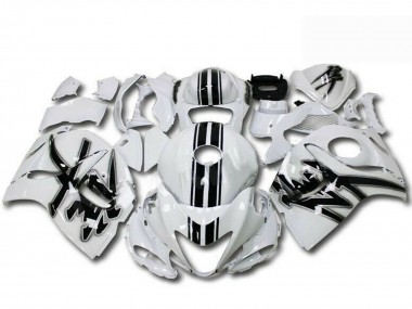 Carenados Moto Suzuki GSXR 1300 Hayabusa 2008-2020 - Blanco Perla Negro