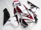 Kits Carenados Moto Honda CBR600RR 2005-2006 - Blanco Rojo Negro