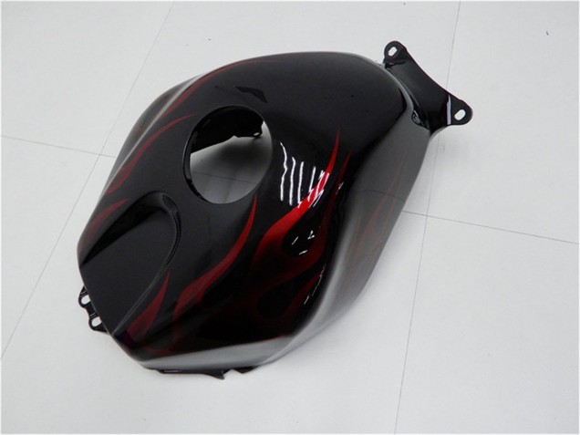 Kits Carenado Moto Honda CBR600RR 2005-2006 - Negro Brillante Rojo Llama