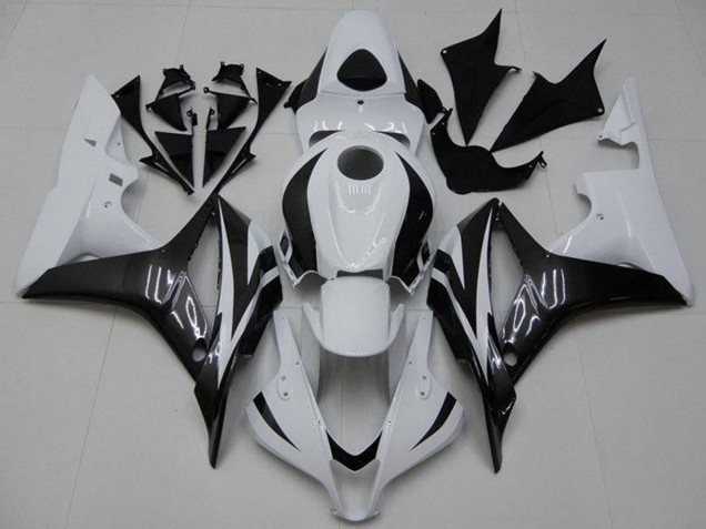 Carenado Moto Honda CBR600RR 2007-2008 - Blanco Negro Brillante