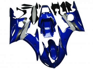 Carenado Moto Yamaha YZF R6 2003-2004 - Azul Blanco