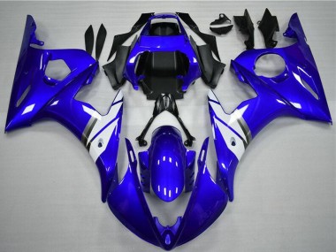 Carenados Moto Yamaha YZF R6 2003-2004 - Azul Blanco