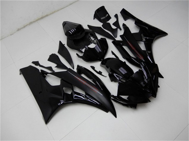 Kits Carenado Moto Yamaha YZF R6 2006-2007 - Negro Brillante Negro Mate