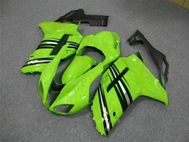 Kits Carenado Moto Kawasaki ZX6R 2007-2008 - Verde Negro