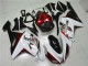 Carenados Moto Kawasaki ZX6R 2007-2008 - Blanco Negro Rojo