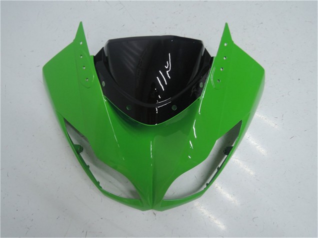 Kits Carenado Moto Kawasaki ZX6R 2009-2012 - Verde Negro Brillante