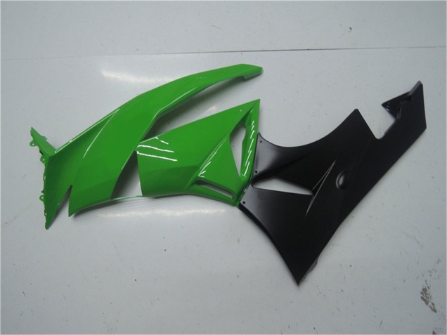 Kits Carenado Moto Kawasaki ZX6R 2009-2012 - Verde Negro Brillante