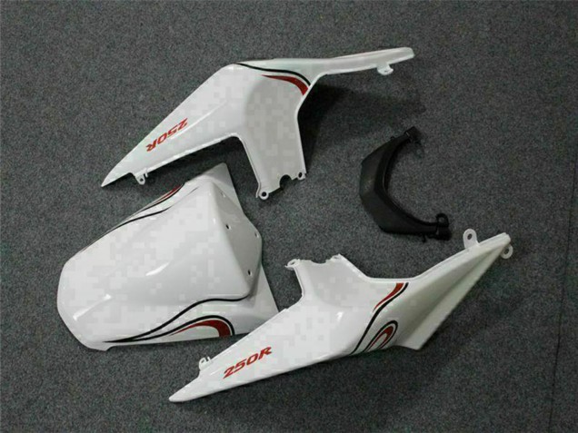 Carenados Moto Kawasaki EX250 2008-2012 - Blanco Rojo