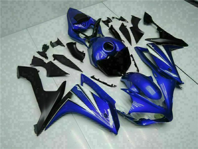 Carenado Moto Yamaha YZF R1 2007-2008 - Azul Blanco Negro