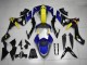 Carenados Moto Yamaha YZF R1 2007-2008 - Azul Amarillo Negro Tiburón