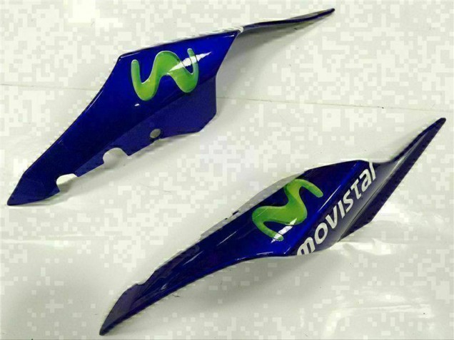 Carenados Moto Yamaha YZF R1 2015-2019 - Azul Plata Negro Verde MoviStar
