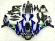 Carenados Moto Yamaha YZF R1 2015-2019 - Azul Plata Negro Verde MoviStar