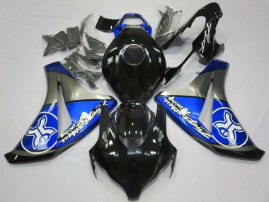 Carenados Moto Honda CBR1000RR 2008-2011 - Azul Gris Negro Brillante