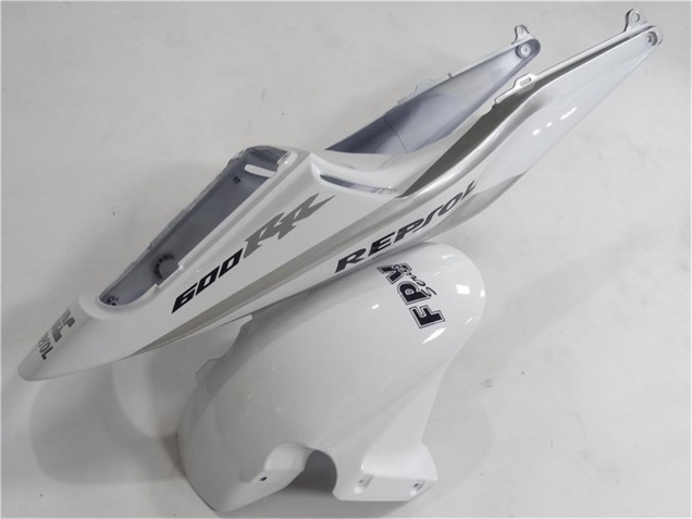 Carenado Moto Honda CBR600RR 2003-2004 - Blanco Plata Negro Repsol