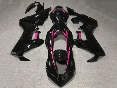 Carenados Moto Honda CBR1000RR 2017-2023 - Negro Brillante Rosa Línea
