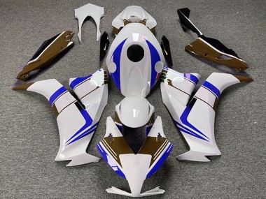 Carenados Moto Honda CBR1000RR 2012-2016 - Blanco Azul Brown