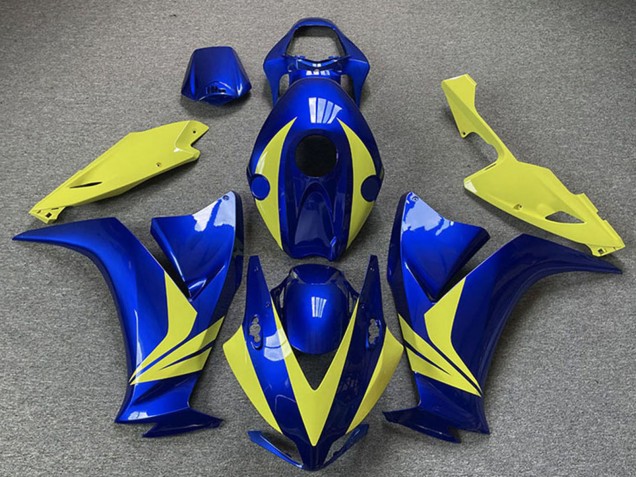 Carenados Moto Honda CBR1000RR 2012-2016 - Azul Alta Visibilidad Amarillo