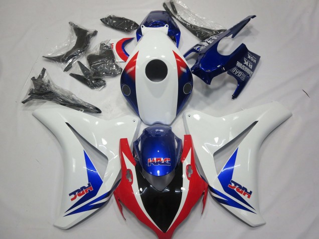 Carenado Moto Honda CBR1000RR 2008-2011 - Blanco Azul Rojo HRC