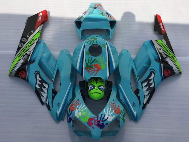 Carenados Moto Honda CBR1000RR 2004-2005 - Azul Verde Negro Rojo Tiburón