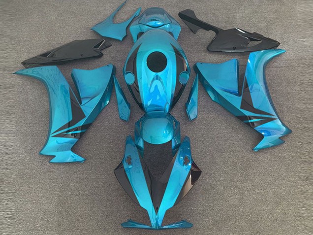 Carenados Moto Honda CBR1000RR 2012-2016 - Azul Claro Negro Brillante Estilo